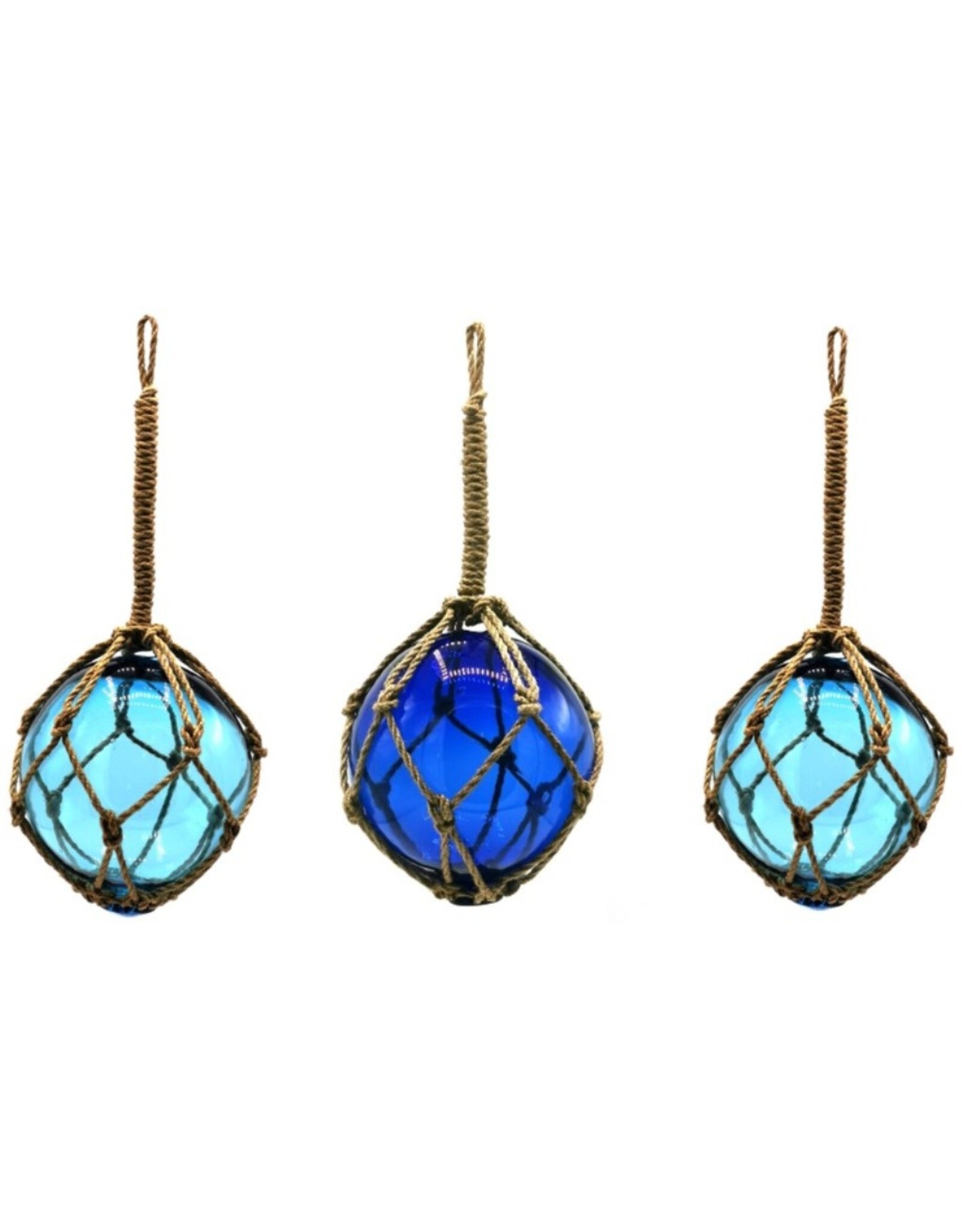 Trukado Miscellaneous - Fishnet float Glass Ball Ø 12. 5cm - Set of 3