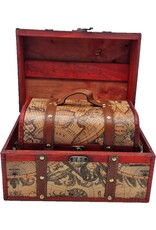 AWG Miscellaneous - Schatkist Wereldkaart Set van 3