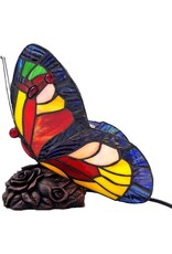 Trukado Giftware & Lifestyle -  Butterfly Tiffany Style Atmosphere Lamp