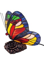 Trukado Giftware & Lifestyle -  Butterfly Tiffany Style Atmosphere Lamp