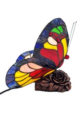 Trukado Giftware & Lifestyle - Vlinder Tiffany Stijl  Sfeerlamp