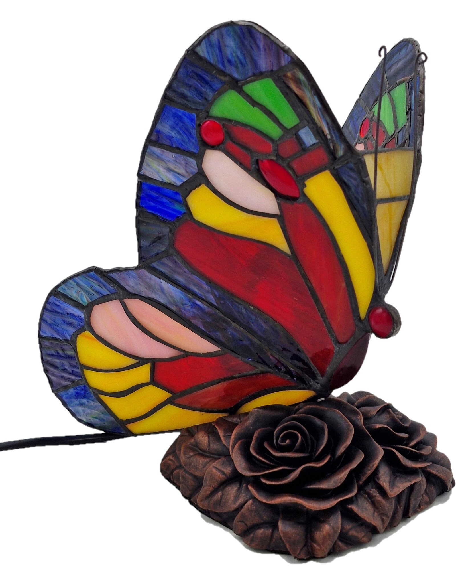 Trukado Giftware & Lifestyle - Vlinder Tiffany Stijl  Sfeerlamp