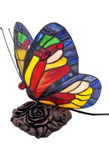 Trukado Giftware & Lifestyle - Vlinder Tiffany Stijl  Sfeerlamp