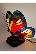Trukado Giftware & Lifestyle - Vlinder Tiffany Stijl  Sfeerlamp