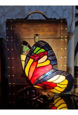 Trukado Giftware & Lifestyle - Vlinder Tiffany Stijl  Sfeerlamp