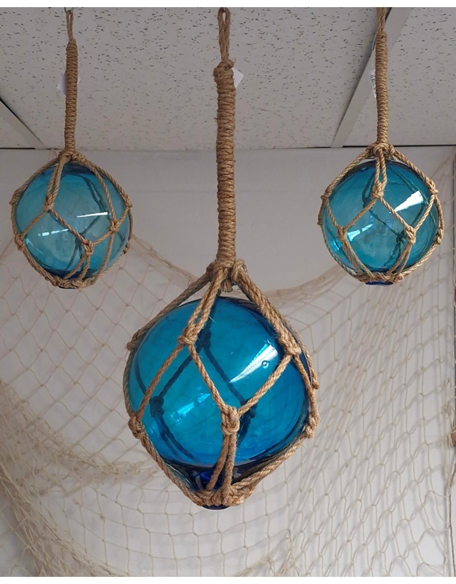 Trukado Miscellaneous - Fishing net floats Glass Balls  Set Turquoise Blue