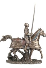 Veronese Design Veronese Design - Gepanserde Middeleeuwse Ridder op het Paard Veronese Design