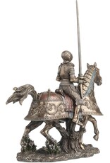 Veronese Design Veronese Design - Gepanserde Middeleeuwse Ridder op het Paard Veronese Design