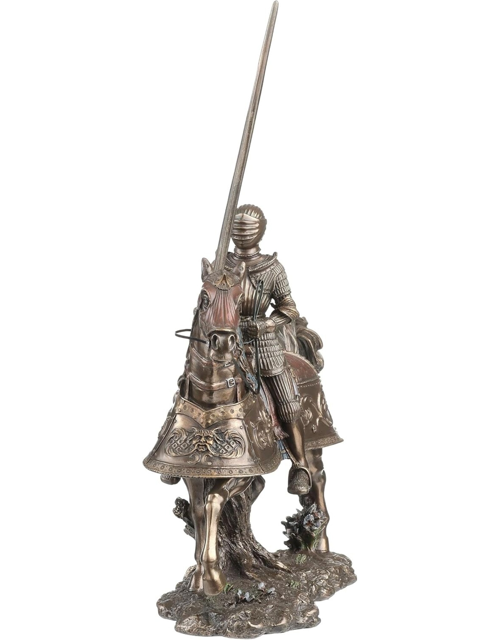 Veronese Design Veronese Design - Gepanserde Middeleeuwse Ridder op het Paard Veronese Design