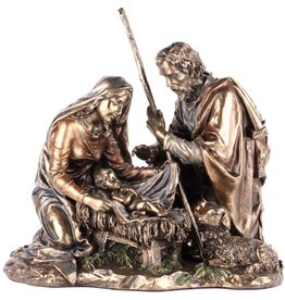 Veronese Design Baby Jesus, Mariy and Joseph with Lamb Veronese Design