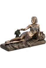 Veronese Design Giftware & Lifestyle - Art Deco Stijl Egyptische Koningin Cleopatra liggend Veronese Design