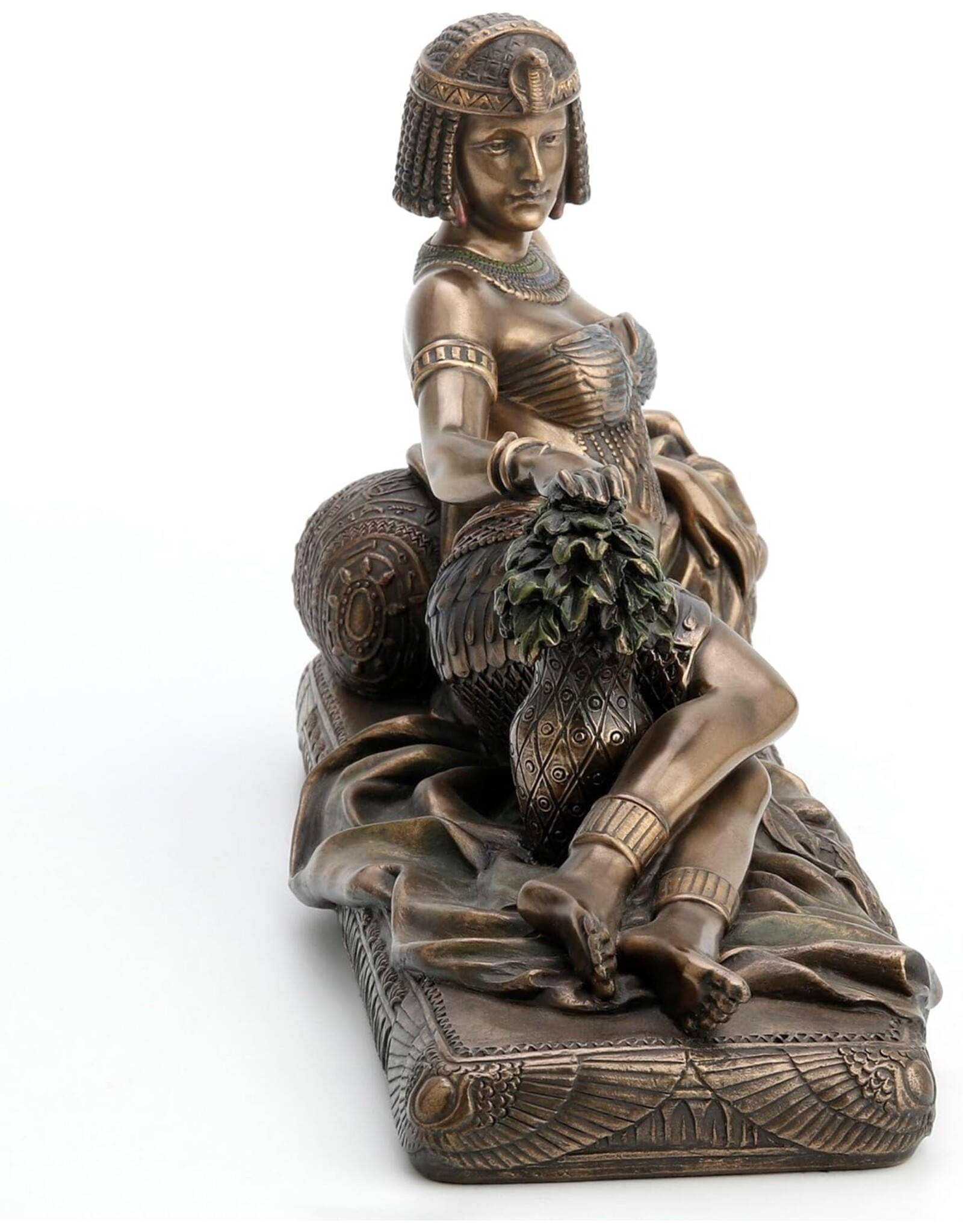 Veronese Design Giftware & Lifestyle - Art Deco Stijl Egyptische Koningin Cleopatra liggend Veronese Design