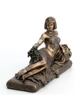 Veronese Design Giftware & Lifestyle - Art Deco Stijl Egyptische Koningin Cleopatra liggend Veronese Design