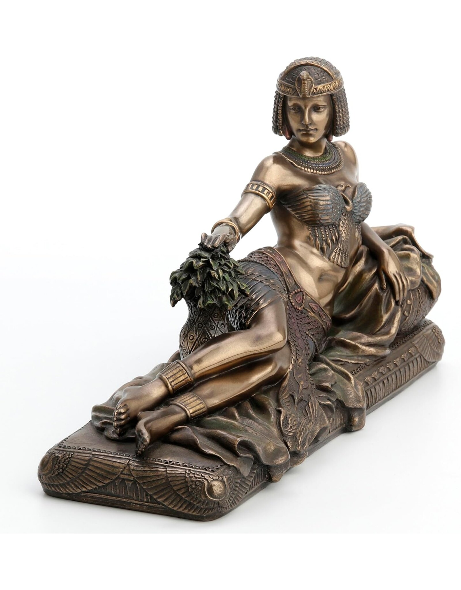 Veronese Design Giftware & Lifestyle - Art Deco Style Egyptian Queen Cleopatra Lying Veronese Design