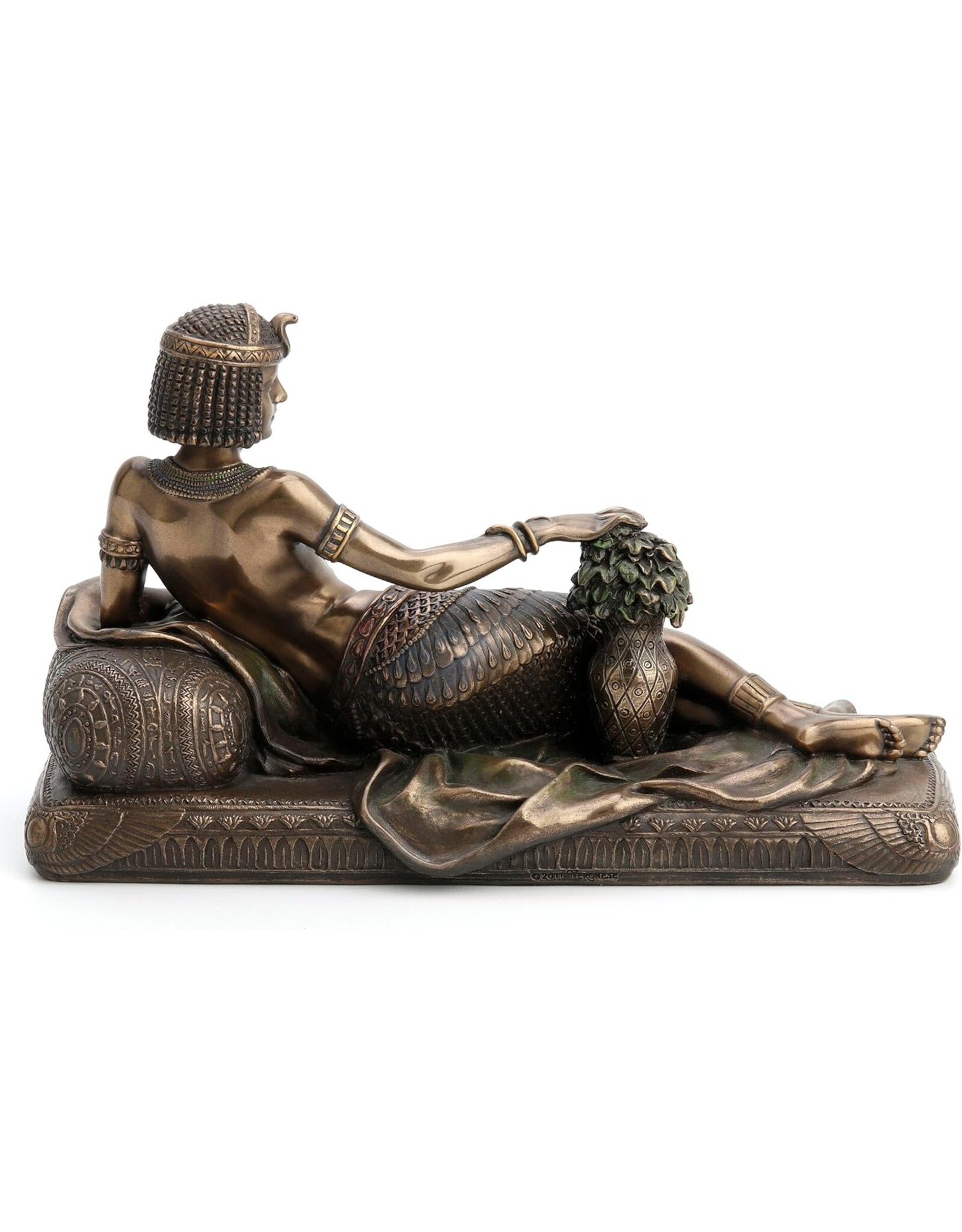 Veronese Design Giftware & Lifestyle - Art Deco Stijl Egyptische Koningin Cleopatra liggend Veronese Design