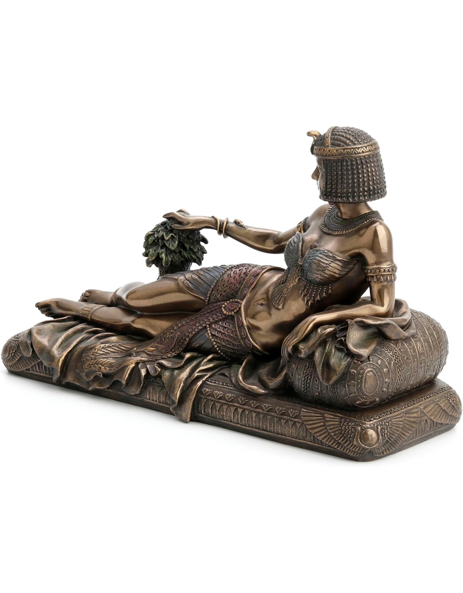 Veronese Design Giftware & Lifestyle - Art Deco Stijl Egyptische Koningin Cleopatra liggend Veronese Design