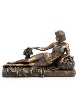 Veronese Design Giftware & Lifestyle - Art Deco Stijl Egyptische Koningin Cleopatra liggend Veronese Design