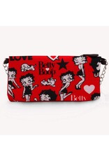 Karactermania Betty Boop tassen - Betty Boop portemonnee-schoudertasje rood