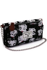 Karactermania Betty Boop tassen - Betty Boop portemonnee-schoudertasje zwart