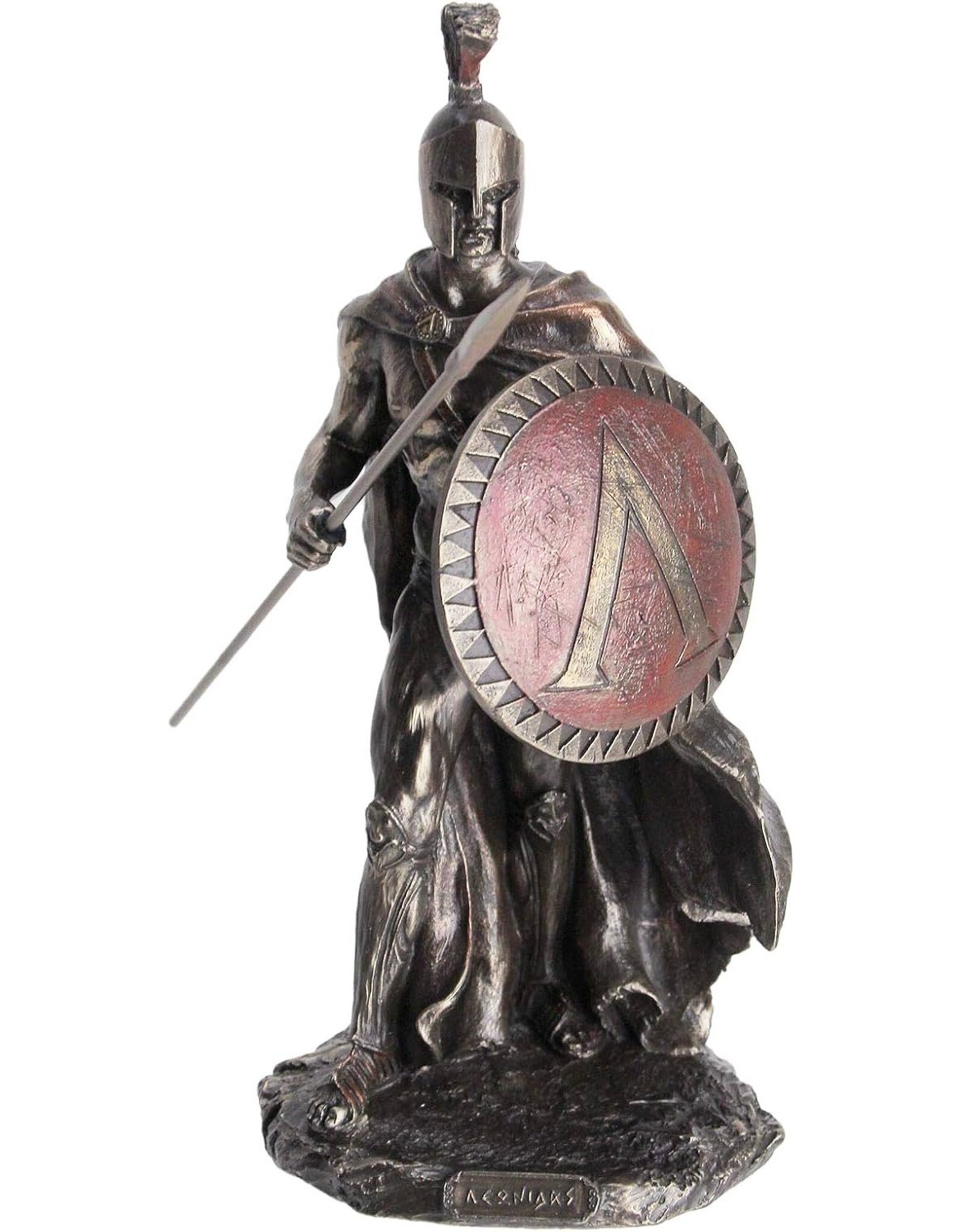 Veronese Design Giftware Figurines Collectables -  Leonidas Holding a Spear statue Veronese Design