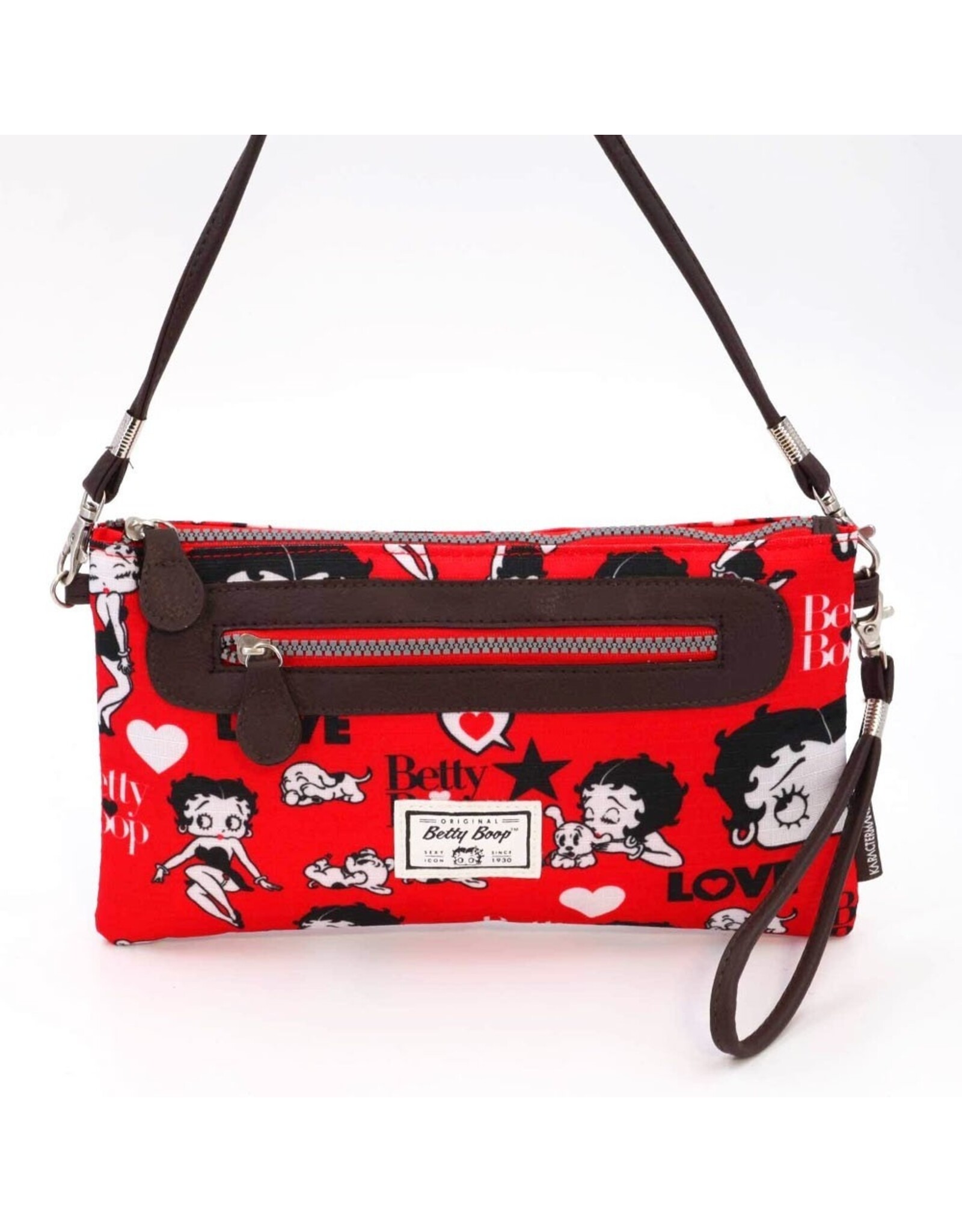 Karactermania Betty Boop tassen - Betty Boop Crossbody-Clutch-Schoudertasje rood