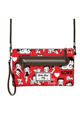 Karactermania Betty Boop bags - Betty Boop crossbody/clutch/shoulder bag red