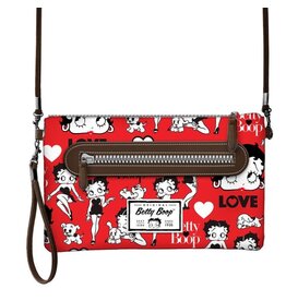 Karactermania Betty Boop Crossbody-Clutch-Schoudertasje rood