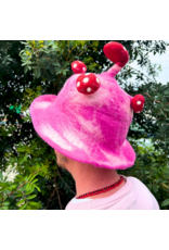 Trukado Miscellaneous - Felt hat "Mushroom Fly Swamp" pink-red