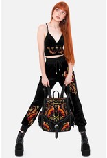 Restyle Fantasy tassen en portemonnees - Mystic Fox Rugzak met geborduurde vossen