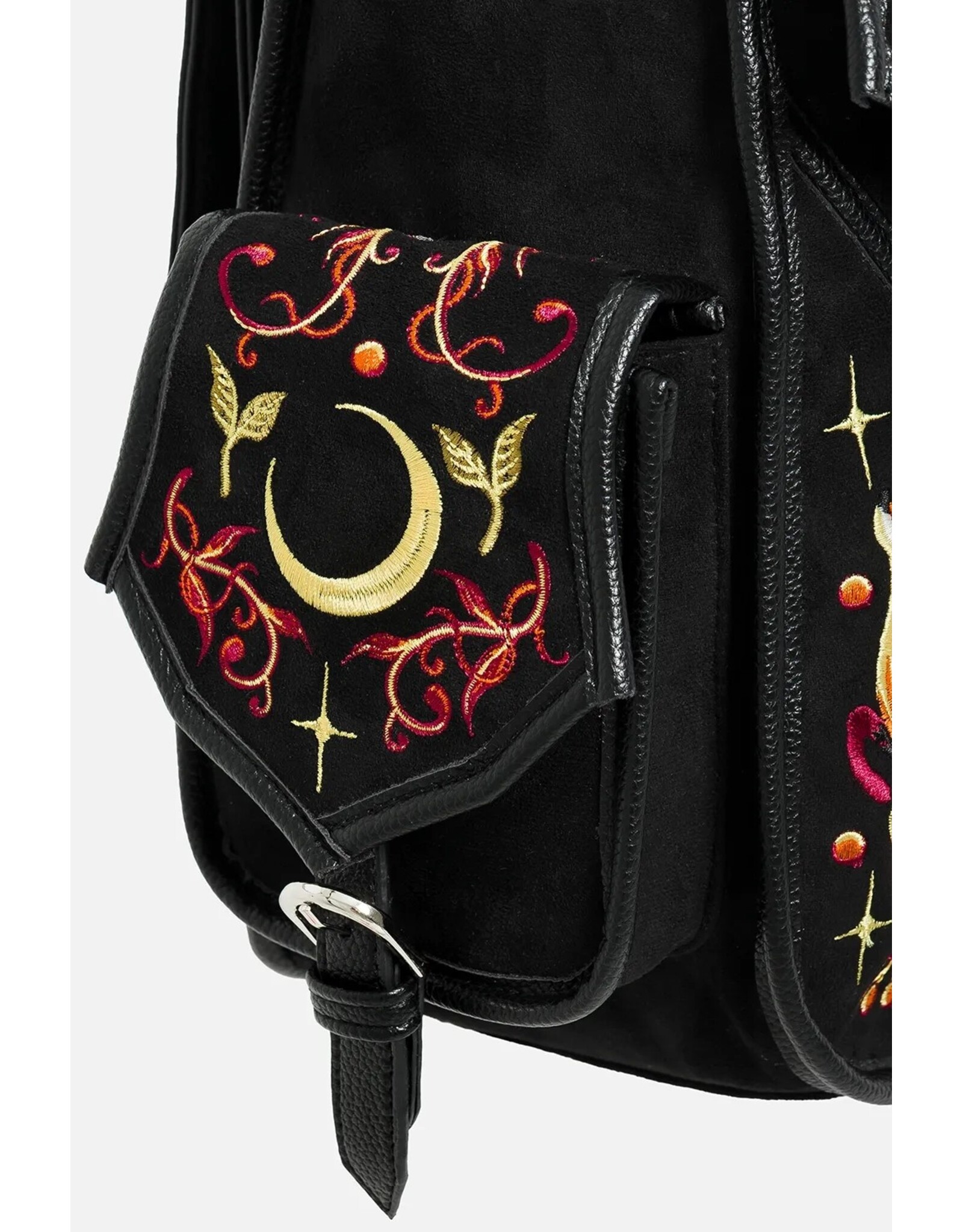 Restyle Fantasy bags and wallets - Mystic Fox Backpack with embroidered foxes