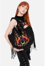 Restyle Fantasy tassen en portemonnees - Lunar Grove grote tas met geborduurde vossen