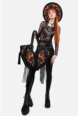 Restyle Fantasy bags and wallets - Fox Meadows bag with Fox embroidery & fringe