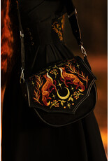 Restyle Fantasy bags and wallets - Foxfire Nights croosbody bag with Fox embroidery
