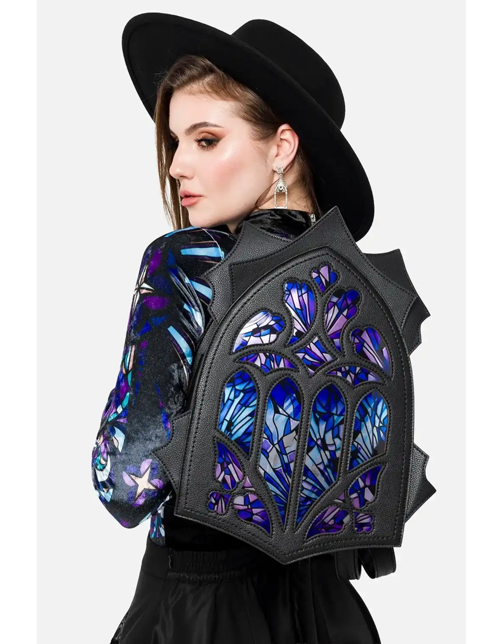 Restyle Fantasy tassen en portemonnees - Fractured Light Rugzak met Kathedraal vensters