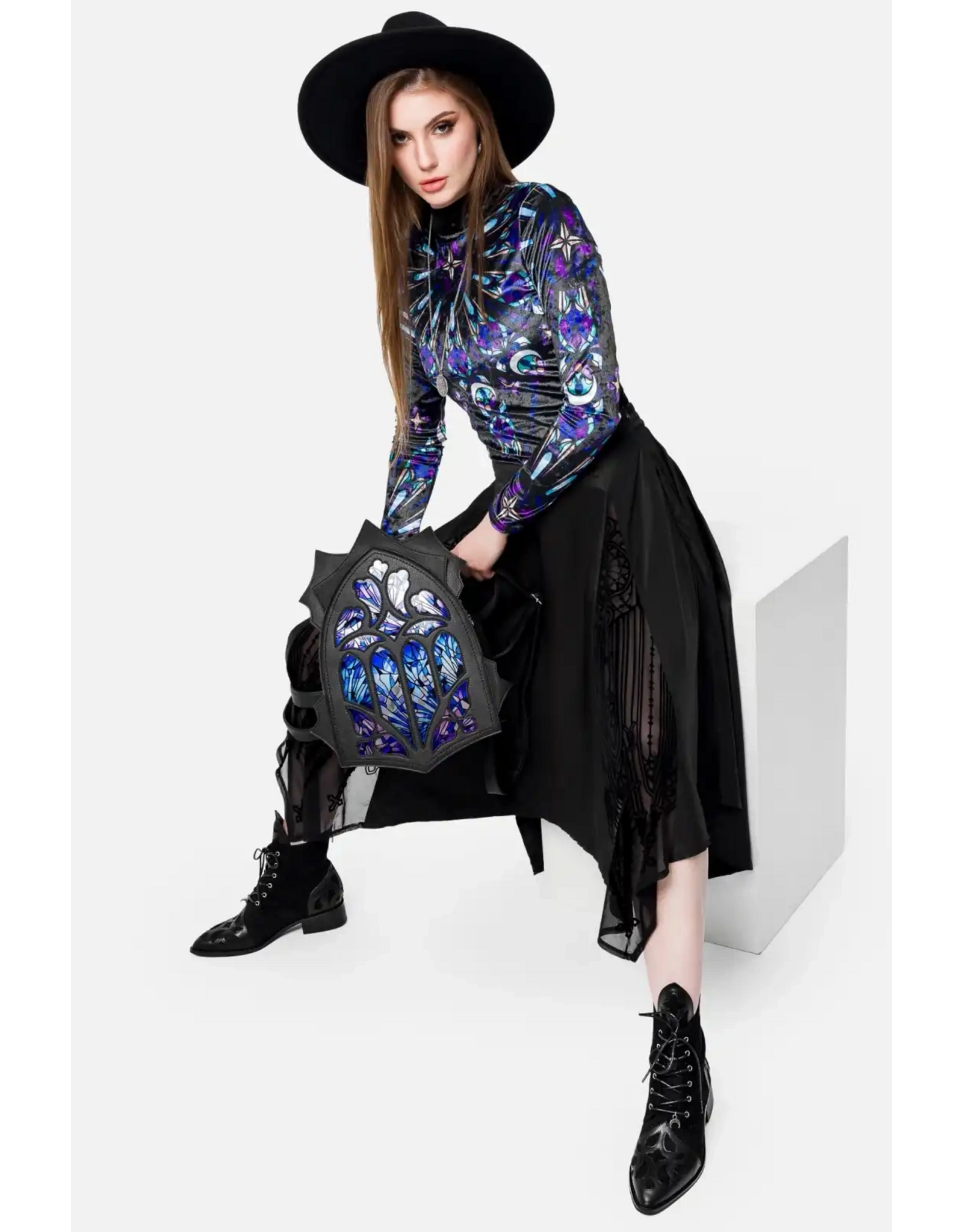 Restyle Fantasy tassen en portemonnees - Fractured Light Rugzak met Kathedraal vensters