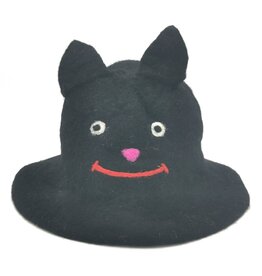 Trukado Vilten hoed - Sauna muts met Gezicht en Oortjes