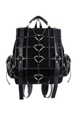 Restyle Gothic bags Steampunk bags - Heavy Heart Backpack with Heart Harness