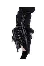Restyle Gothic Tassen Steampunk Tassen - Heavy Heart Rugzak met Hart Harnas