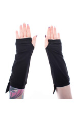 Poizen Industries Gothic and Steampunk accessories - Luna bat-head arm warmers Heartless