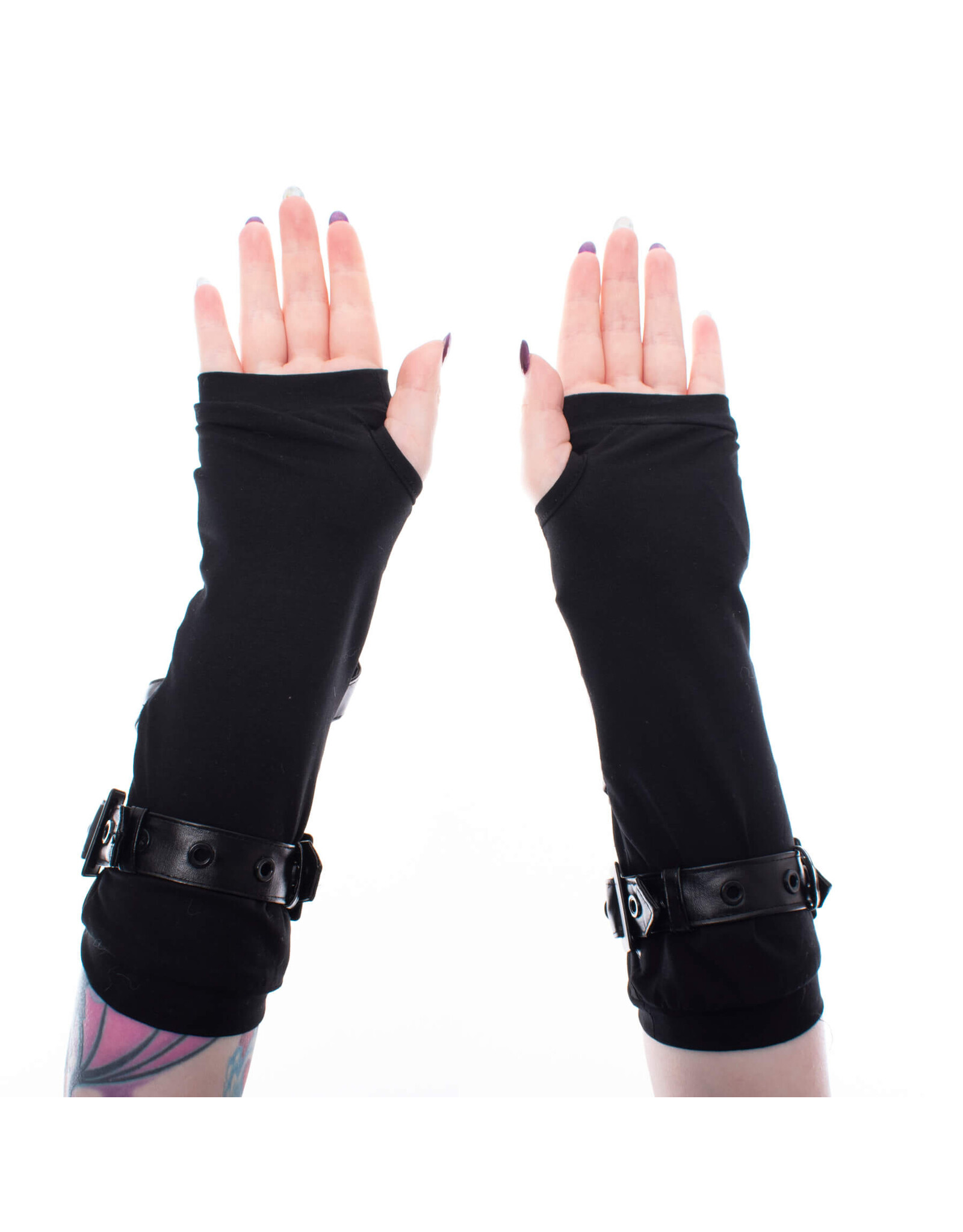 Poizen Industries Gothic en Steampunk accessoires - Armwarmers Asher Poizen Industries