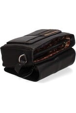 Hillburry Leather shoulderbags Leather crossbody bags - Hillburry Saddle Bag with Organiser black
