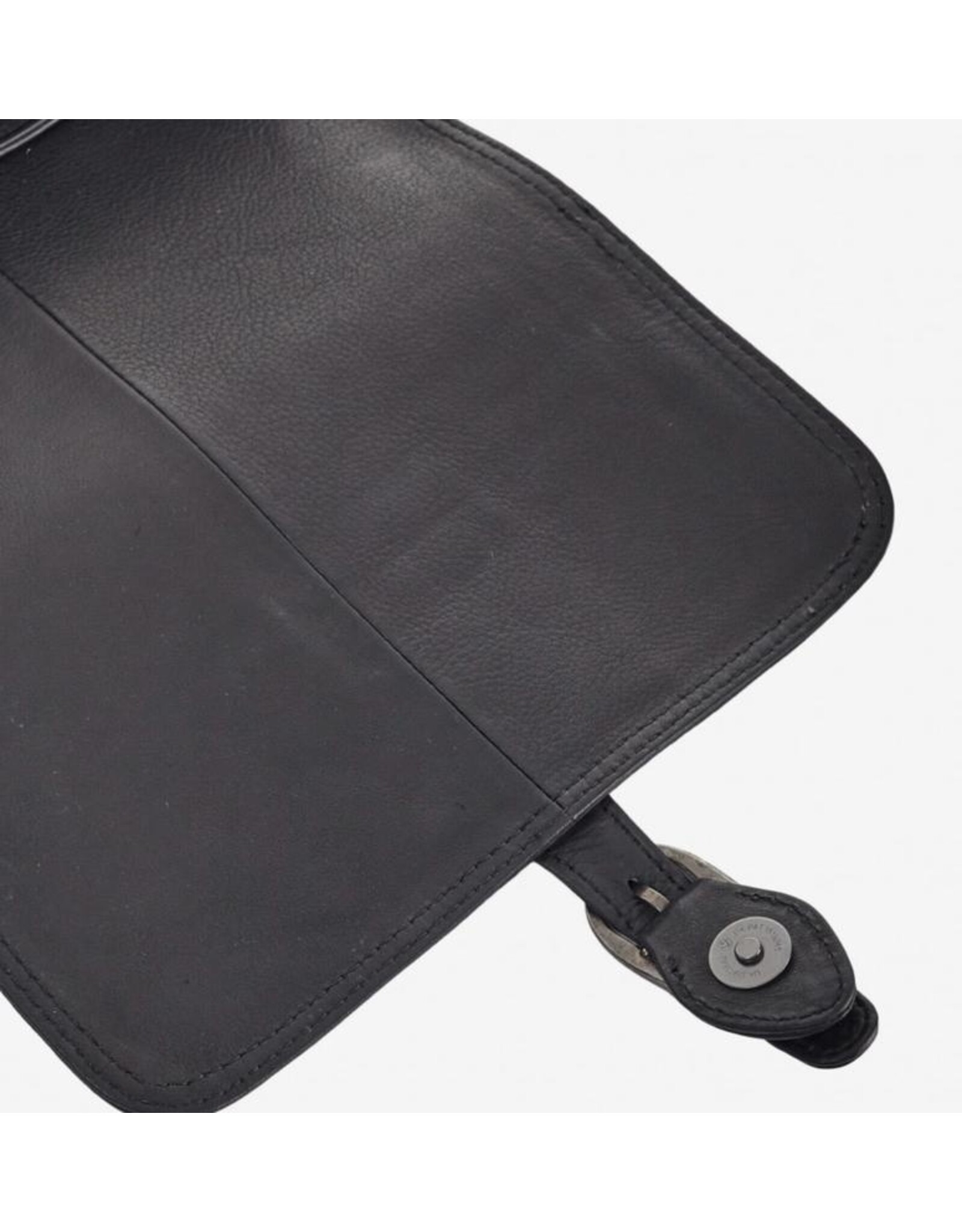 Hillburry Leather shoulderbags Leather crossbody bags - Hillburry Saddle Bag with Organiser black