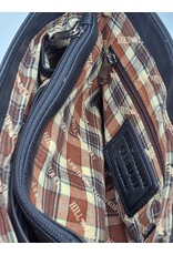 Hillburry Leather shoulderbags Leather crossbody bags - Hillburry Saddle Bag with Organiser black