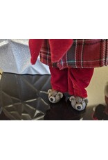 C&E Giftware Figurines Collectables - Elf Dressed as Santa Claus doll 30cm