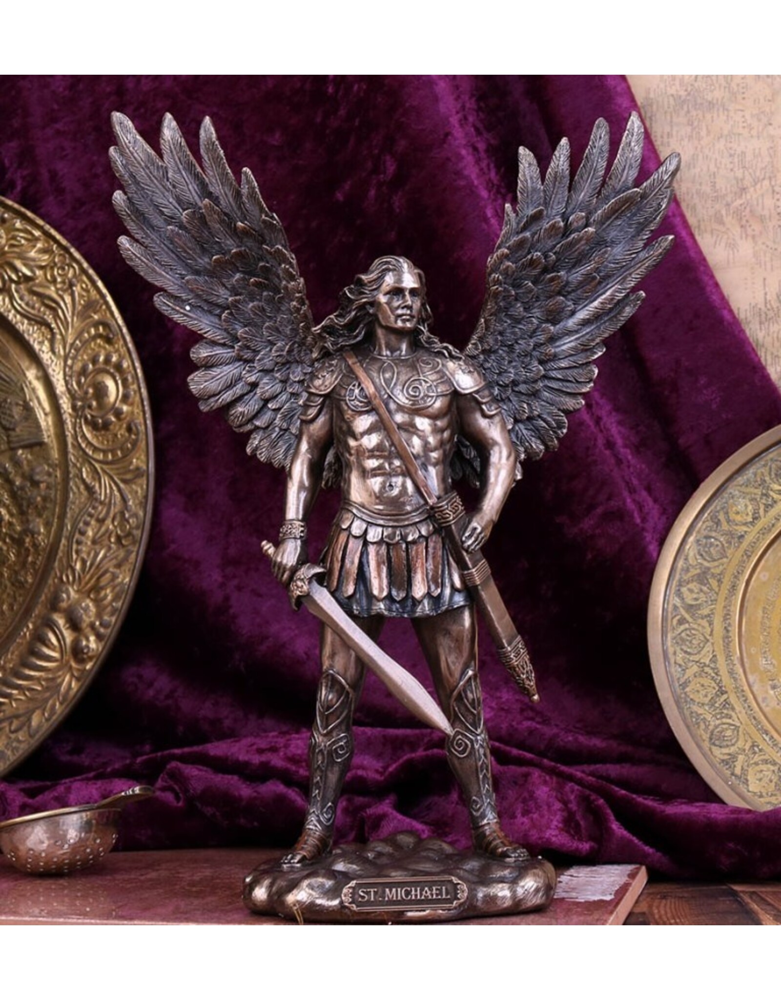Veronese Design Giftware & Lifestyle - Archangel Michael with sword and scabbard  Veronese Design