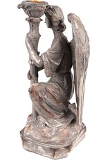 C&E Giftware & Lifestyle - Kandelaar Engel Antiek Stijl 29cm