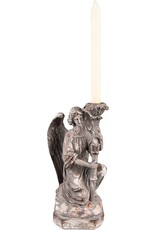 C&E Giftware & Lifestyle - Angel Candlestick Antique Style 29 cm