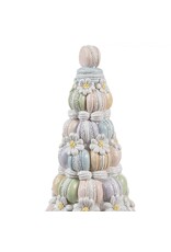 C&E Giftware Figurines Collectables - Decorative Figurine Cake White-Pink Macarons 30 cm  - Copy