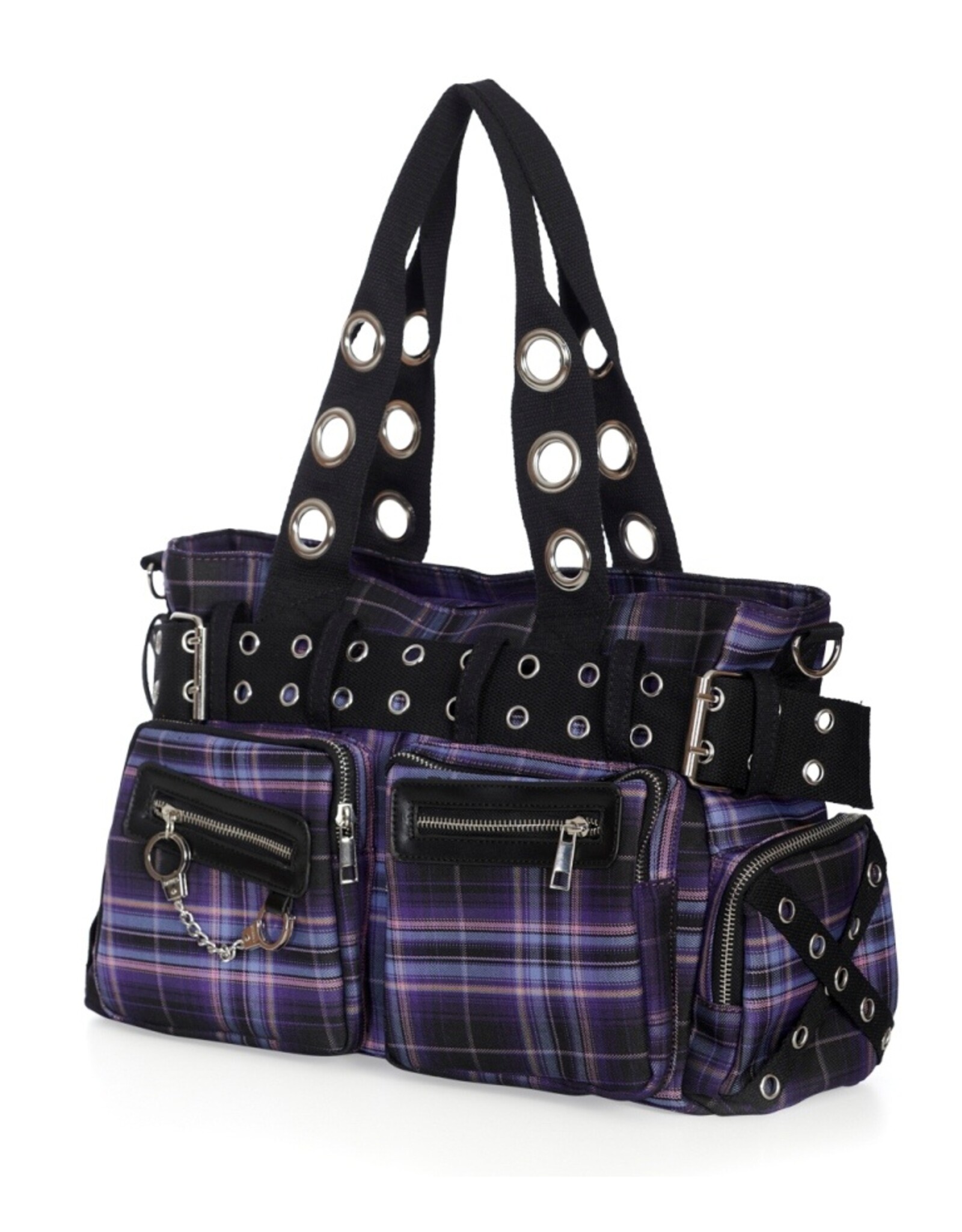 Banned Gothic Tassen Steampunk Tassen - Banned Paars Sweet Revenge Camdyn Handtas