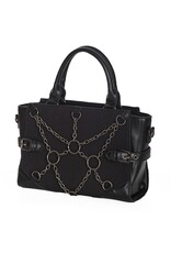 Banned Gothic Tassen Steampunk Tassen - Banned Black From Beyond Handtas met Kettingen